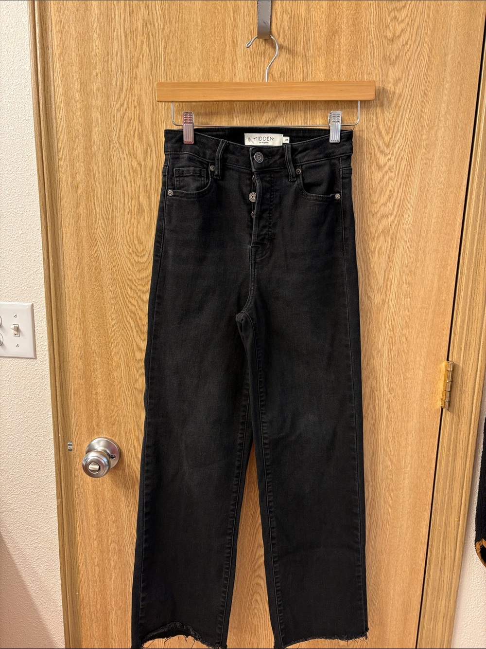 Hidden High-Rise Black Jeans for Women